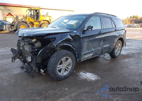 2021 Ford Explorer Xlt z USA, uszkodzony, nr VIN 1FMSK8DH8MGB09705